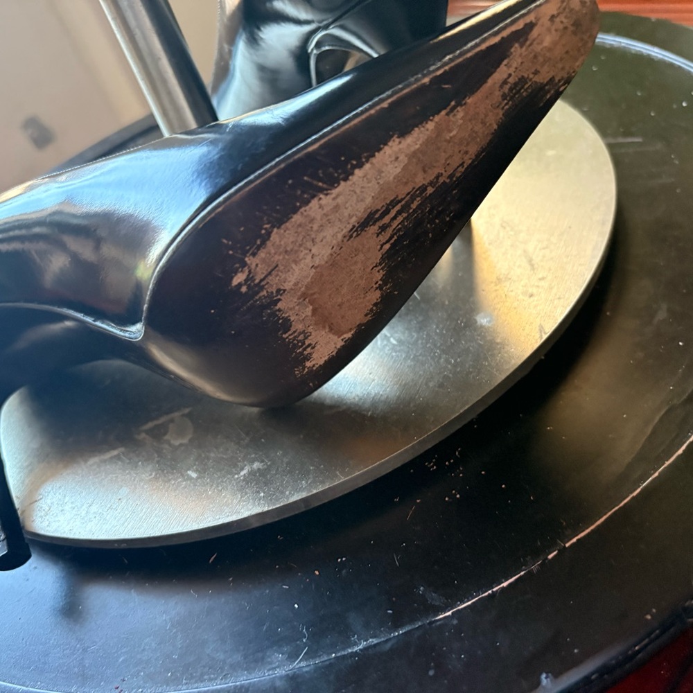 Black Pointed-Toe High Heels - image 6